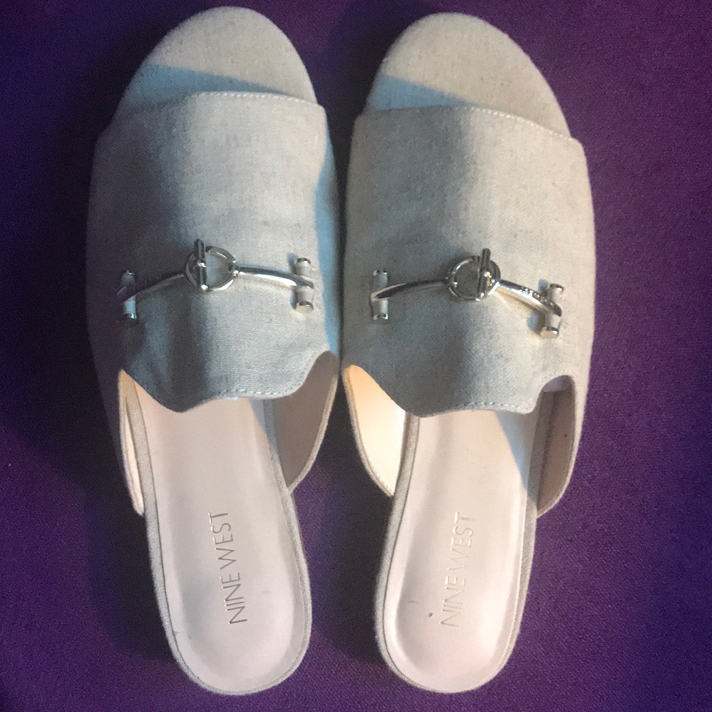 Nine West Slides Open Toe Sandals